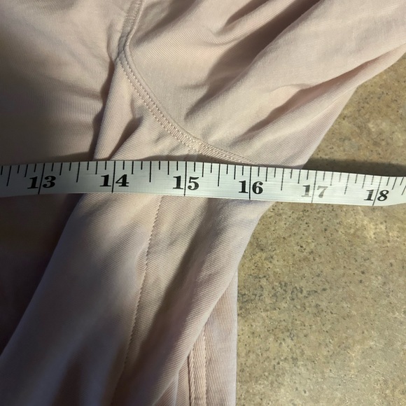 Lululemon shirt - lt. pink “Gather and Grow” long sleeve wrap style yoga active - Picture 8 of 9